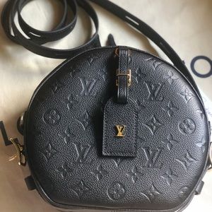 BNWT Boite Chapeau Souple MM Noir
